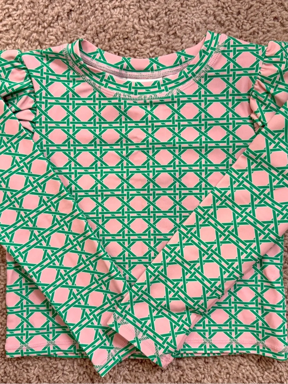 NWT Ruffle Butts Two Piece Rashguard